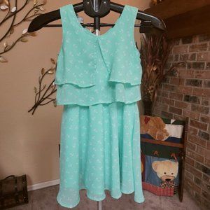 W Heart Girl nautical themed girls sz small dress 5/6